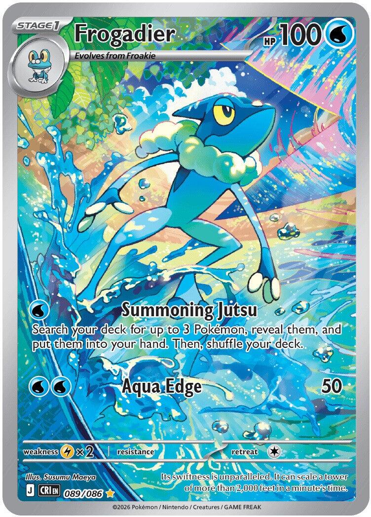 Frogadier (089/086) [Mega Evolution: Chaos Rising] | Deep Dive Games St. Marys