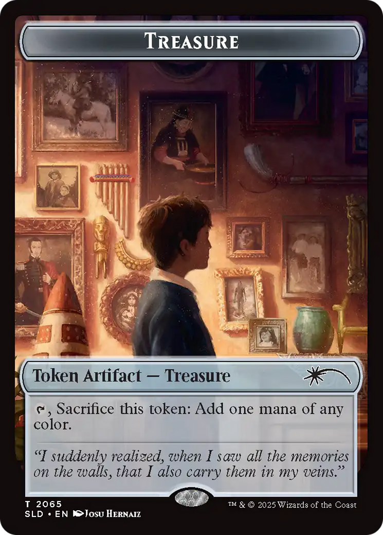 Treasure Token (2065) (Rainbow Foil) [Secret Lair Drop Series] | Deep Dive Games St. Marys
