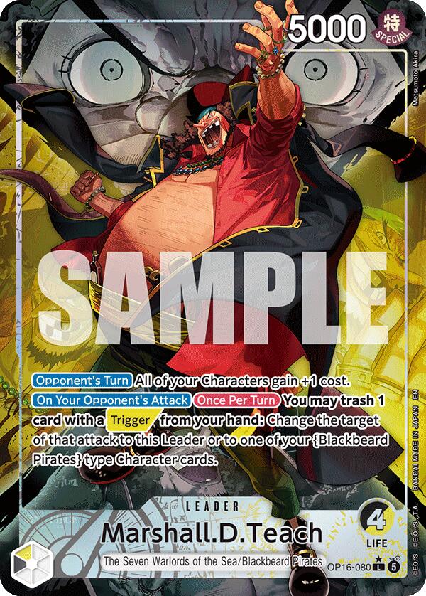 Marshall.D.Teach (Alternate Art) [The Time of Battle] | Deep Dive Games St. Marys
