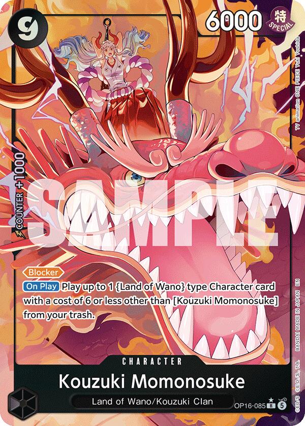 Kouzuki Momonosuke (Alternate Art) [The Time of Battle] | Deep Dive Games St. Marys