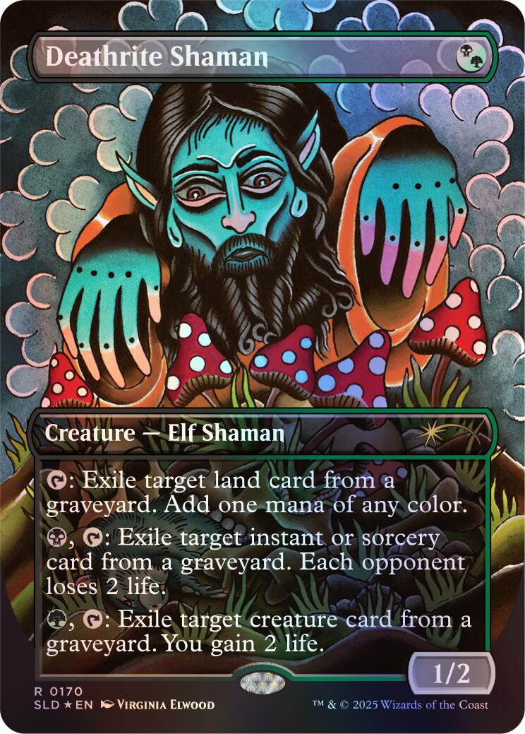 Deathrite Shaman (Rainbow Foil) [Secret Lair Drop Series] | Deep Dive Games St. Marys