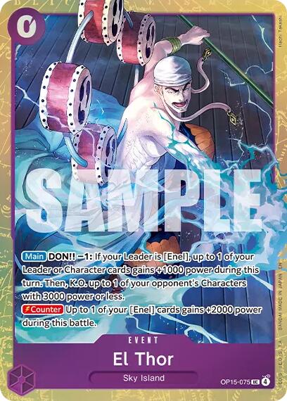 El Thor (Premium Card Collection -Best Selection Vol. 6-) [One Piece Promotion Cards] | Deep Dive Games St. Marys