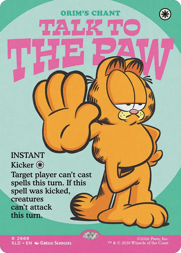 Talk to the Paw - Orim's Chant [Secret Lair Drop Series] | Deep Dive Games St. Marys