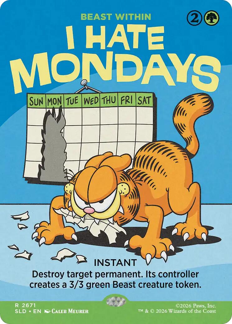I Hate Mondays - Beast Within [Secret Lair Drop Series] | Deep Dive Games St. Marys