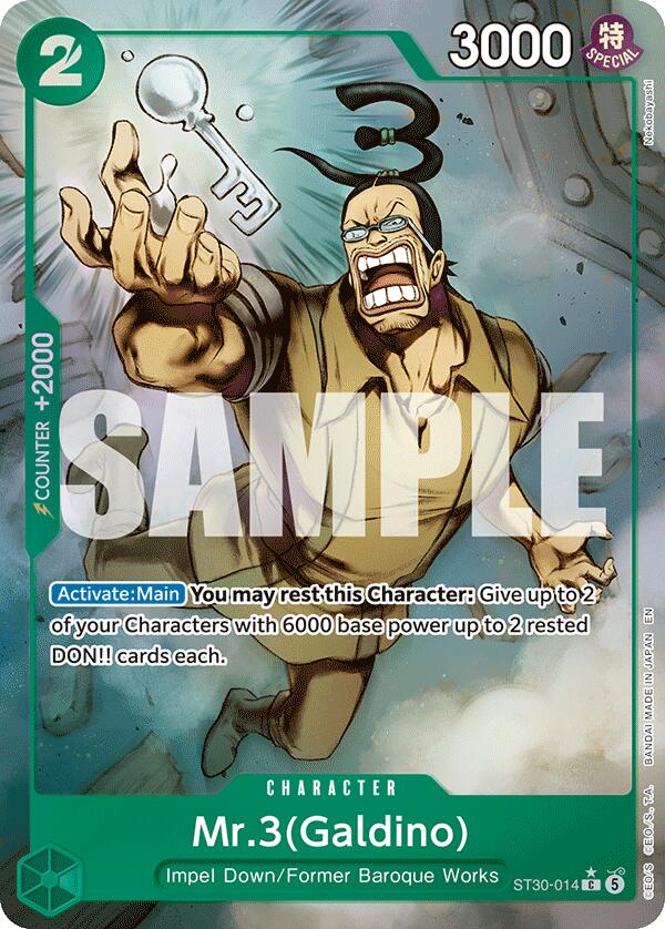 Mr.3(Galdino) (Full Art) [Starter Deck EX: Luffy & Ace] | Deep Dive Games St. Marys