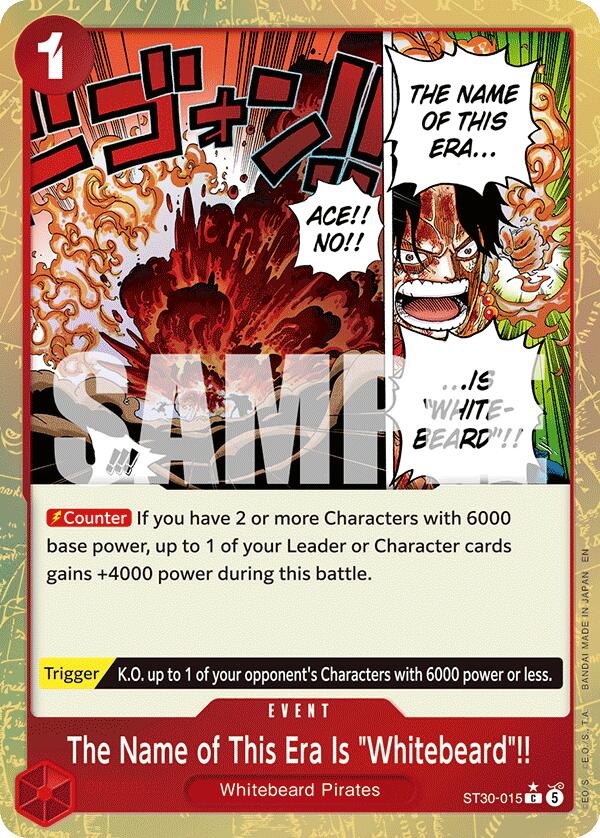 The Name of This Era Is "Whitebeard"!! (Parallel) [Starter Deck EX: Luffy & Ace] | Deep Dive Games St. Marys