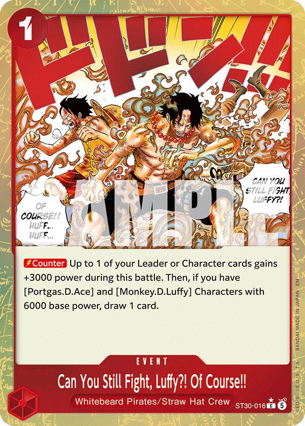 Can You Still Fight, Luffy?! Of Course!! (Parallel) [Starter Deck EX: Luffy & Ace] | Deep Dive Games St. Marys