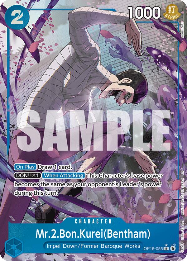 Mr.2.Bon.Kurei(Bentham) (Alternate Art) [The Time of Battle] | Deep Dive Games St. Marys