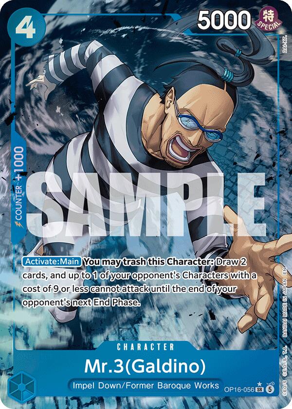 Mr.3(Galdino) (Alternate Art) [The Time of Battle] | Deep Dive Games St. Marys