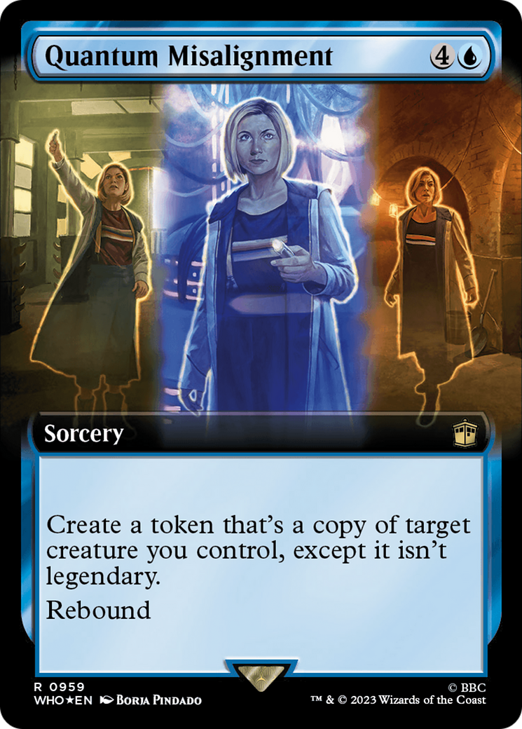 Quantum Misalignment (Extended Art) (Surge Foil) [Doctor Who] | Deep Dive Games St. Marys