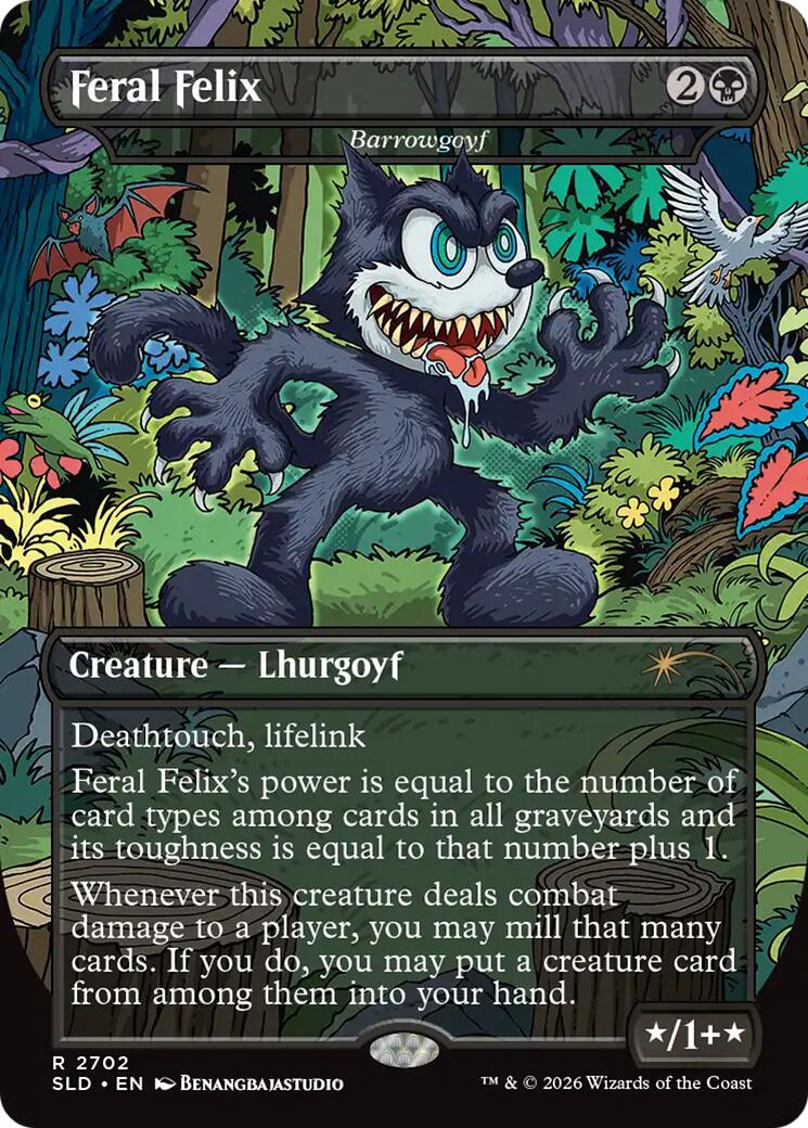 Feral Felix - Barrowgoyf [Secret Lair Drop Series] | Deep Dive Games St. Marys