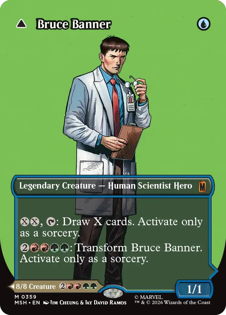 Bruce Banner (Borderless) (0359) [Marvel Super Heroes] | Deep Dive Games St. Marys