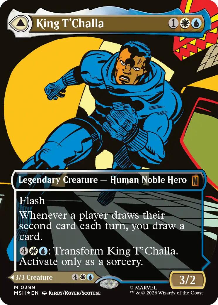 King T'Challa (Borderless) (0399) [Marvel Super Heroes] | Deep Dive Games St. Marys