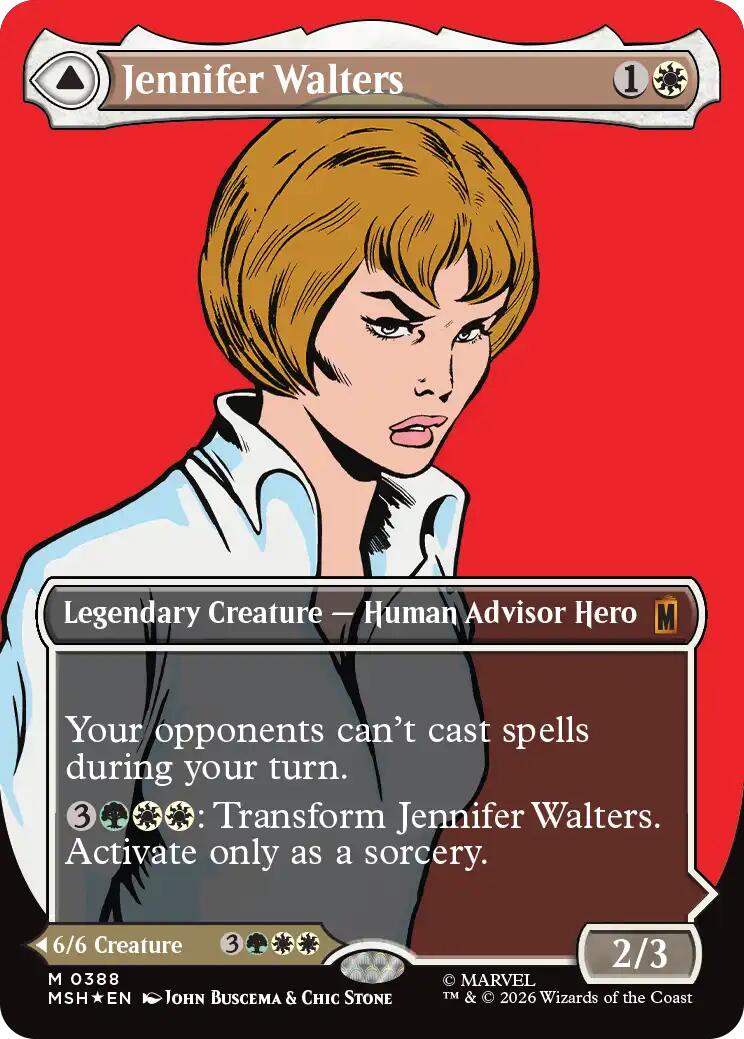 Jennifer Walters // The Sensational She-Hulk (Borderless) (0388) [Marvel Super Heroes] | Deep Dive Games St. Marys