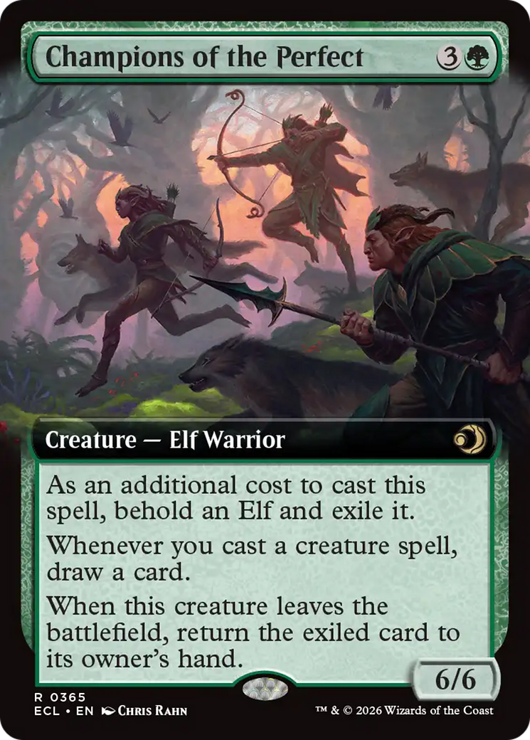 Champions of the Perfect (Extended Art) [Lorwyn Eclipsed] | Deep Dive Games St. Marys