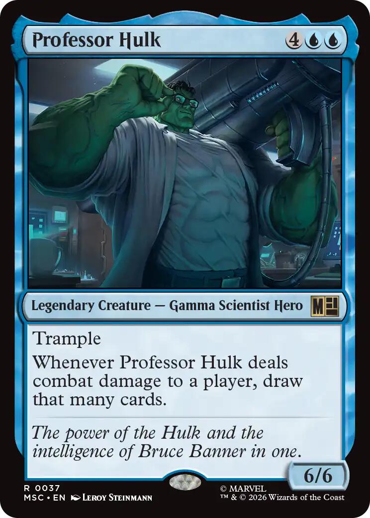 Professor Hulk (Surge Foil) [Marvel Super Heroes Commander] | Deep Dive Games St. Marys