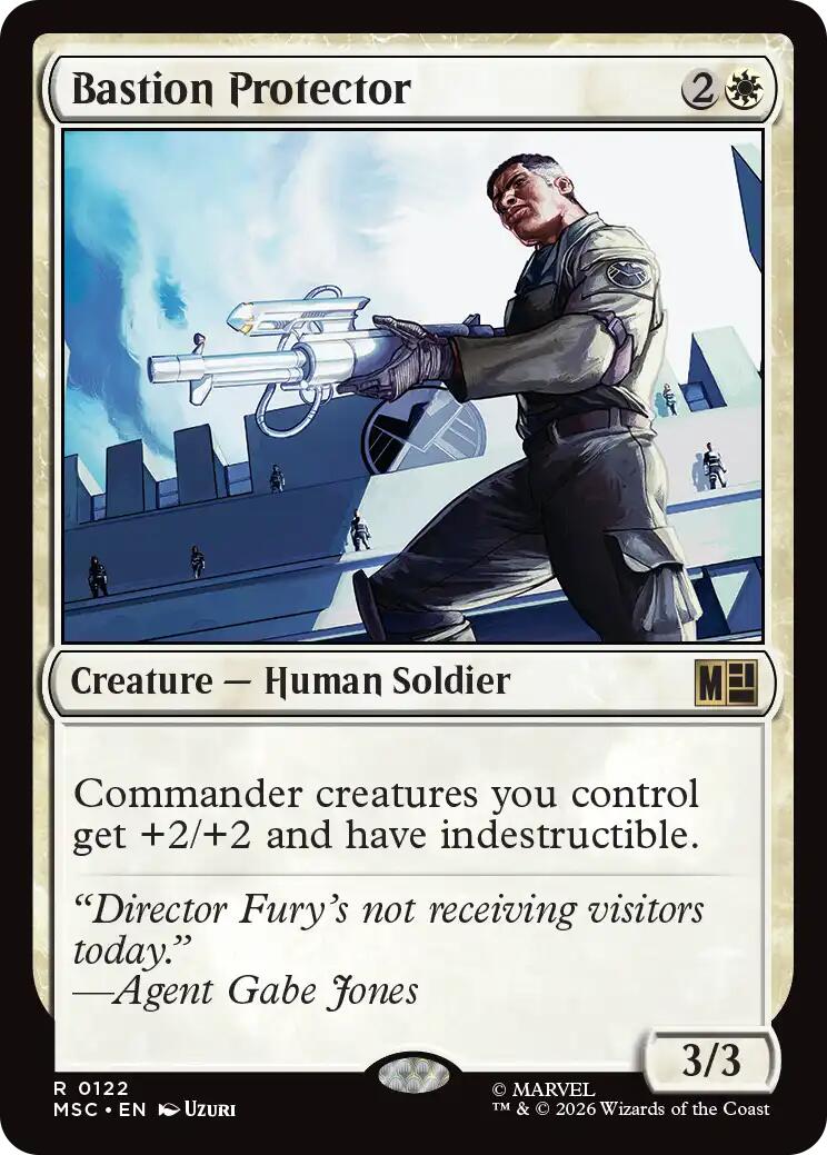 Bastion Protector (Surge Foil) [Marvel Super Heroes Commander] | Deep Dive Games St. Marys