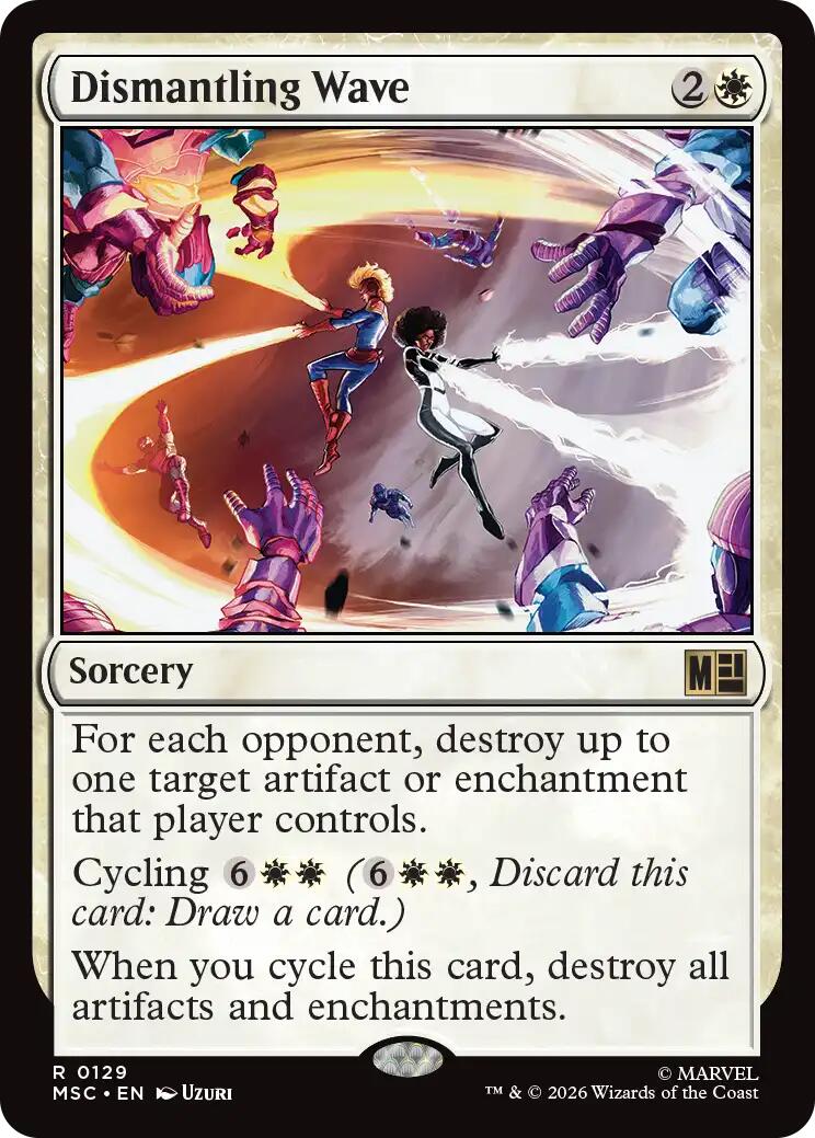 Dismantling Wave (Surge Foil) [Marvel Super Heroes Commander] | Deep Dive Games St. Marys