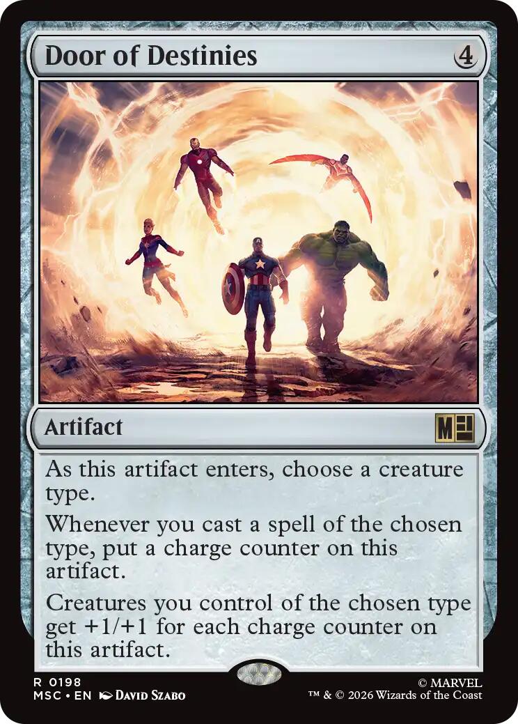 Door of Destinies (Surge Foil) [Marvel Super Heroes Commander] | Deep Dive Games St. Marys