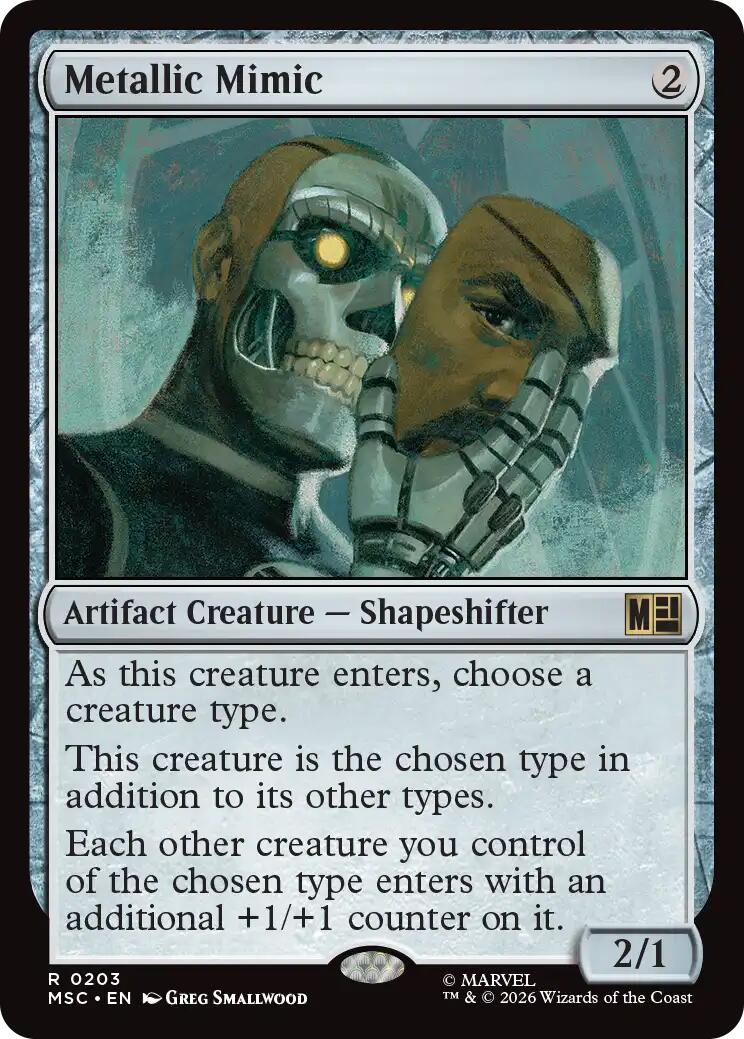 Metallic Mimic (Surge Foil) [Marvel Super Heroes Commander] | Deep Dive Games St. Marys