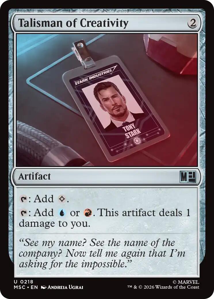 Talisman of Creativity (Surge Foil) [Marvel Super Heroes Commander] | Deep Dive Games St. Marys