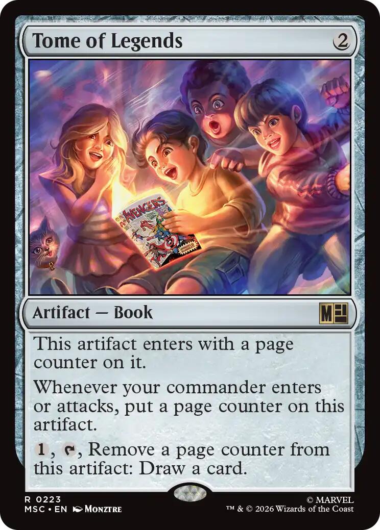 Tome of Legends (Surge Foil) [Marvel Super Heroes Commander] | Deep Dive Games St. Marys
