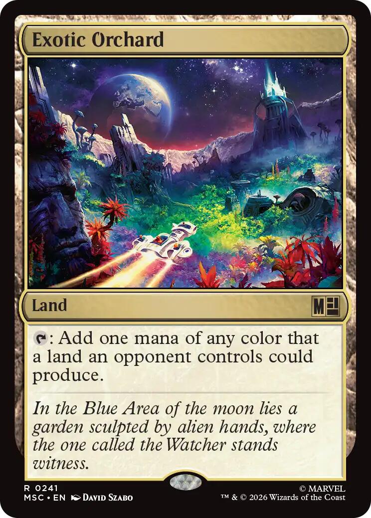 Exotic Orchard (Surge Foil) [Marvel Super Heroes Commander] | Deep Dive Games St. Marys