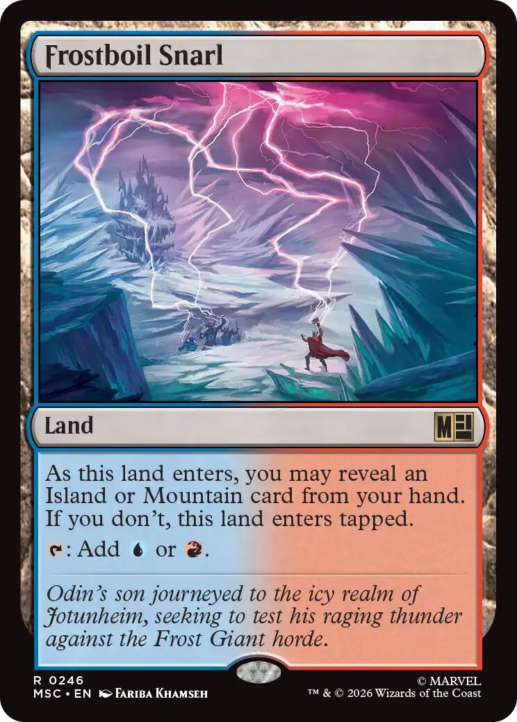 Frostboil Snarl (Surge Foil) [Marvel Super Heroes Commander] | Deep Dive Games St. Marys
