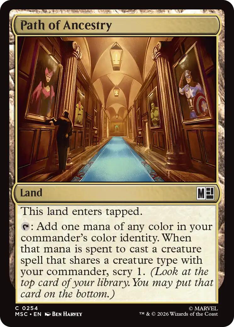 Path of Ancestry (Surge Foil) [Marvel Super Heroes Commander] | Deep Dive Games St. Marys