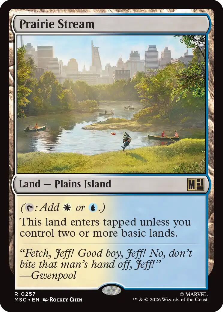 Prairie Stream (Surge Foil) [Marvel Super Heroes Commander] | Deep Dive Games St. Marys