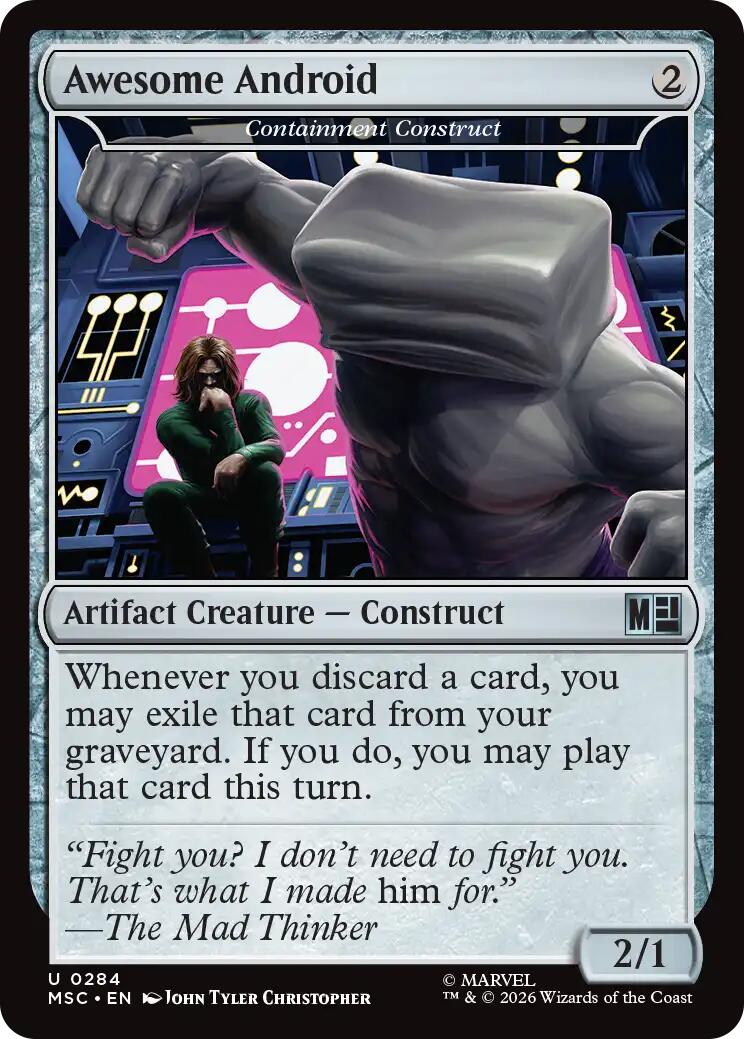 Awesome Android - Containment Construct (Surge Foil) [Marvel Super Heroes Commander] | Deep Dive Games St. Marys