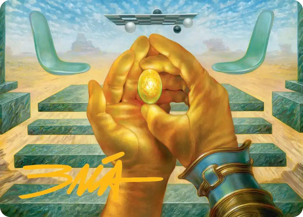 The Mind Stone Art Card (Gold-Stamped Signature) [Marvel Super Heroes Art Series] | Deep Dive Games St. Marys