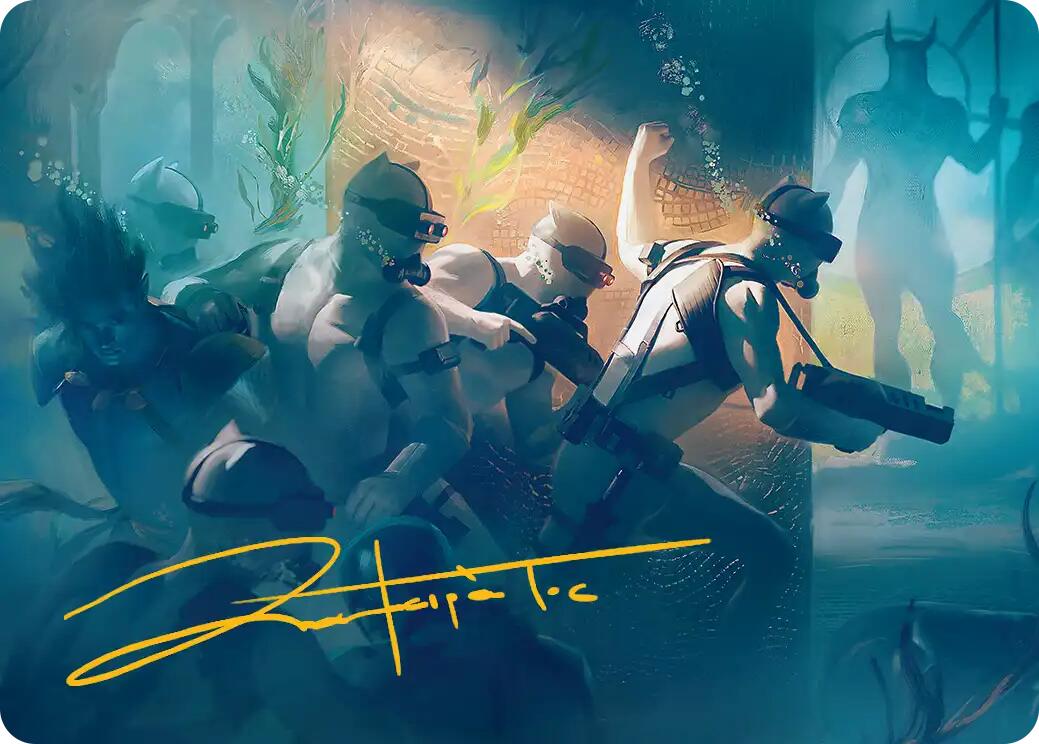Martial Coup Art Card (Gold-Stamped Signature) [Marvel Super Heroes Art Series] | Deep Dive Games St. Marys