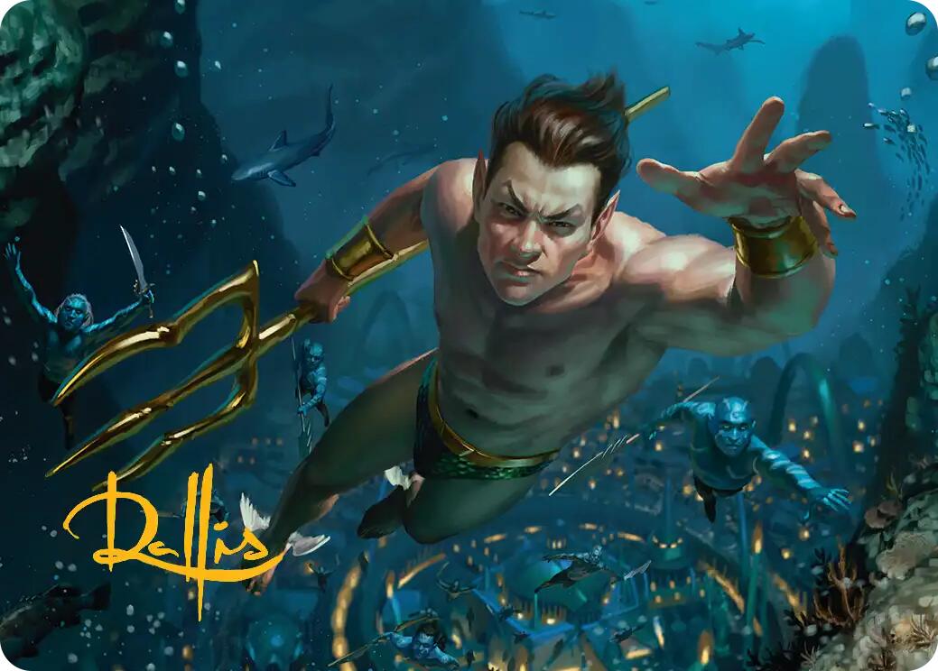 Namor the Sub-Mariner Art Card (Gold-Stamped Signature) [Marvel Super Heroes Art Series] | Deep Dive Games St. Marys