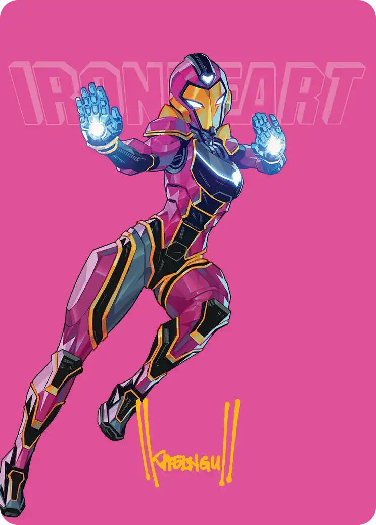 Ironheart, Clever Champion Art Card (Gold-Stamped Signature) [Marvel Super Heroes Art Series] | Deep Dive Games St. Marys