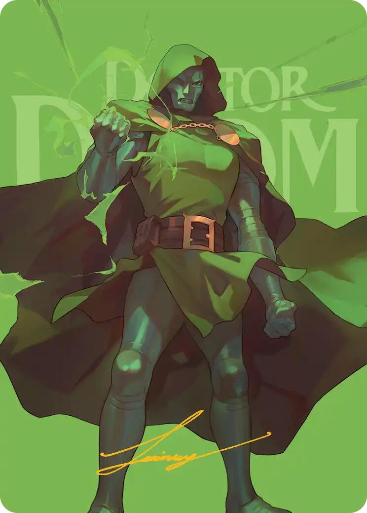 Doctor Doom Art Card (Gold-Stamped Signature) [Marvel Super Heroes Art Series] | Deep Dive Games St. Marys