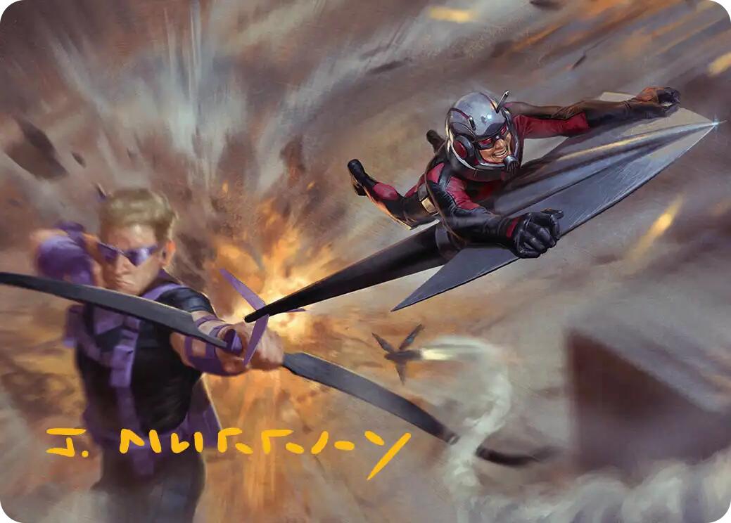 Team Tactics Art Card (Gold-Stamped Signature) [Marvel Super Heroes Art Series] | Deep Dive Games St. Marys