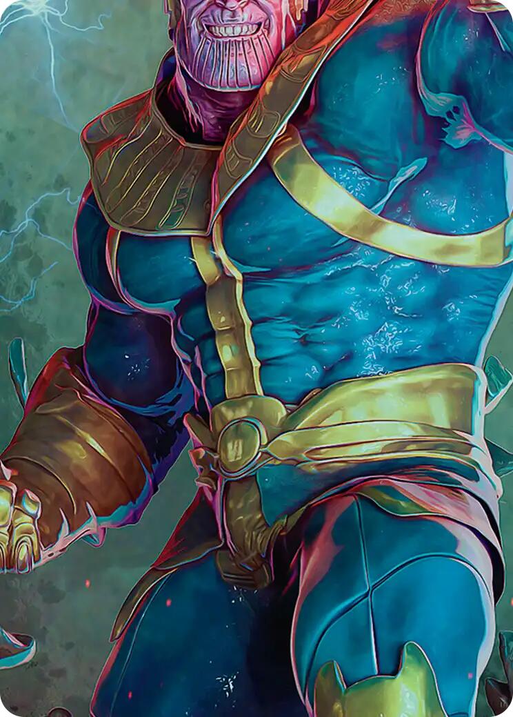 Thanos, the Mad Titan Art Card (5/9) [Marvel Super Heroes Art Series] | Deep Dive Games St. Marys