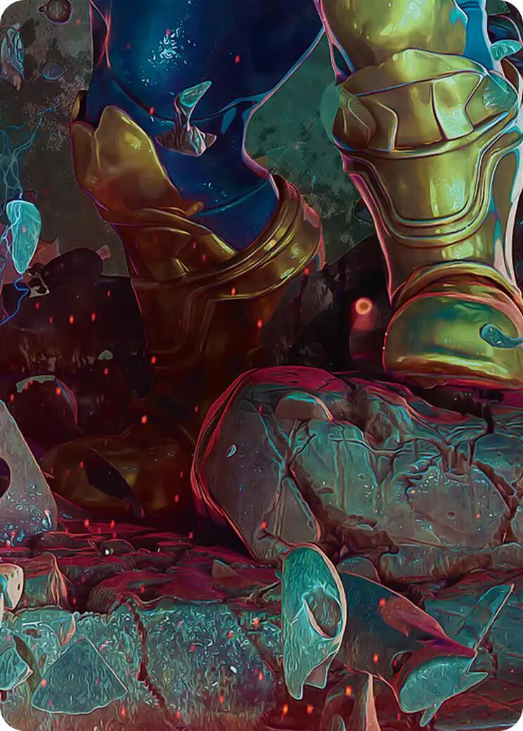 Thanos, the Mad Titan Art Card (8/9) [Marvel Super Heroes Art Series] | Deep Dive Games St. Marys