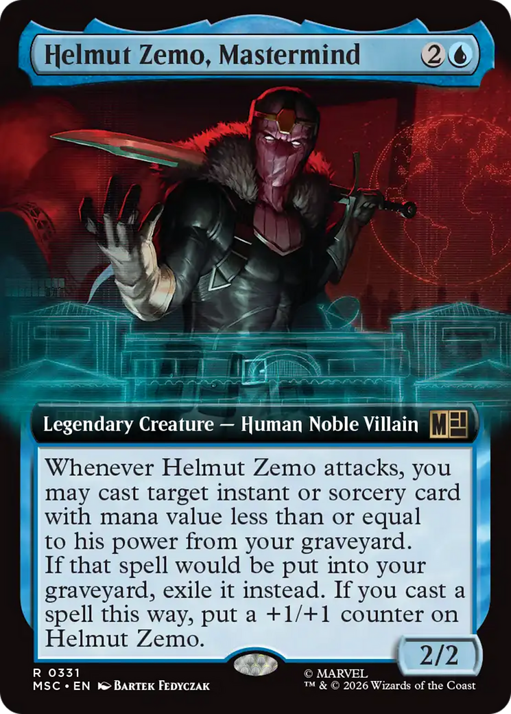 Helmut Zemo, Mastermind (Extended Art) [Marvel Super Heroes Commander] | Deep Dive Games St. Marys