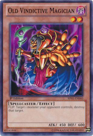 Old Vindictive Magician [BP01-EN060] Common | Deep Dive Games St. Marys