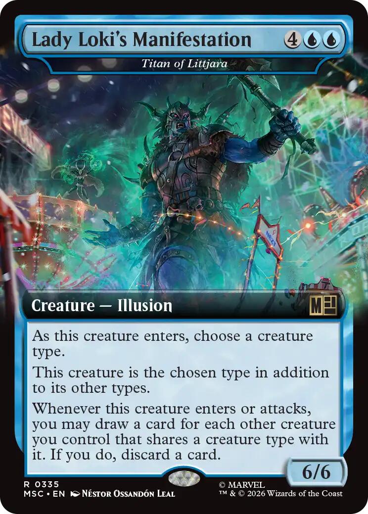 Lady Loki's Manifestation - Titan of Littjara (Extended Art) [Marvel Super Heroes Commander] | Deep Dive Games St. Marys