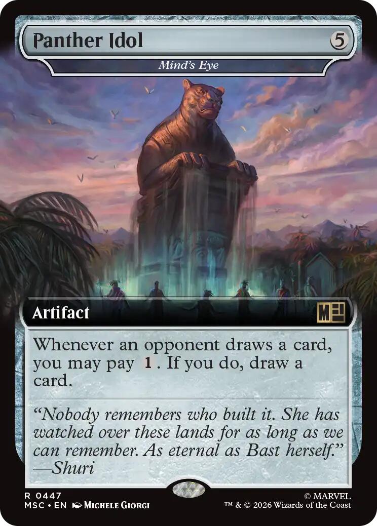 Panther Idol - Mind's Eye (Extended Art) [Marvel Super Heroes Commander] | Deep Dive Games St. Marys