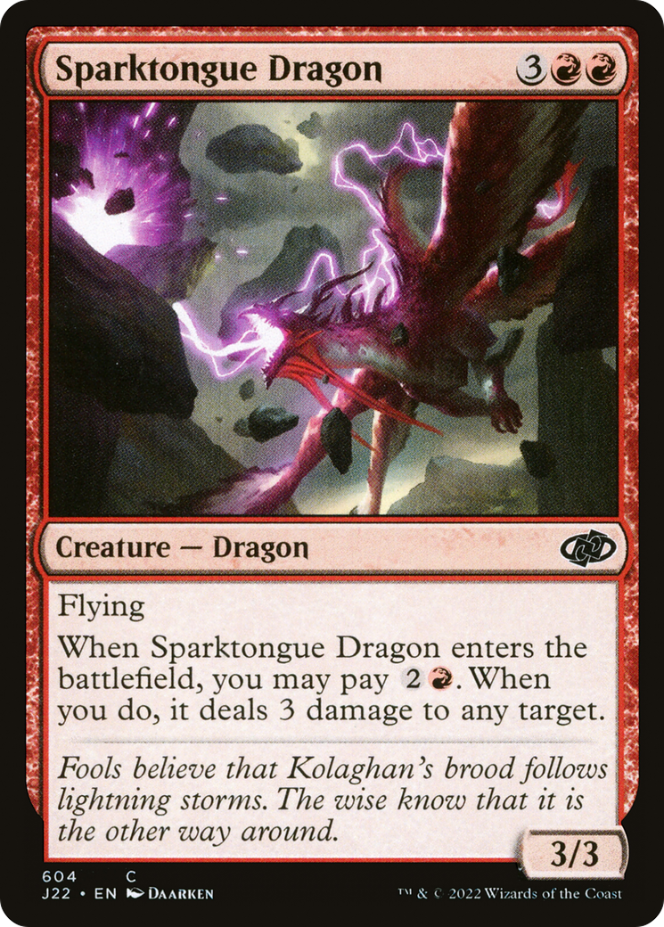 Sparktongue Dragon [Jumpstart 2022] | Deep Dive Games St. Marys