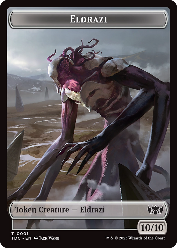 Eldrazi // Citizen Double-Sided Token [Tarkir: Dragonstorm Commander Tokens] | Deep Dive Games St. Marys