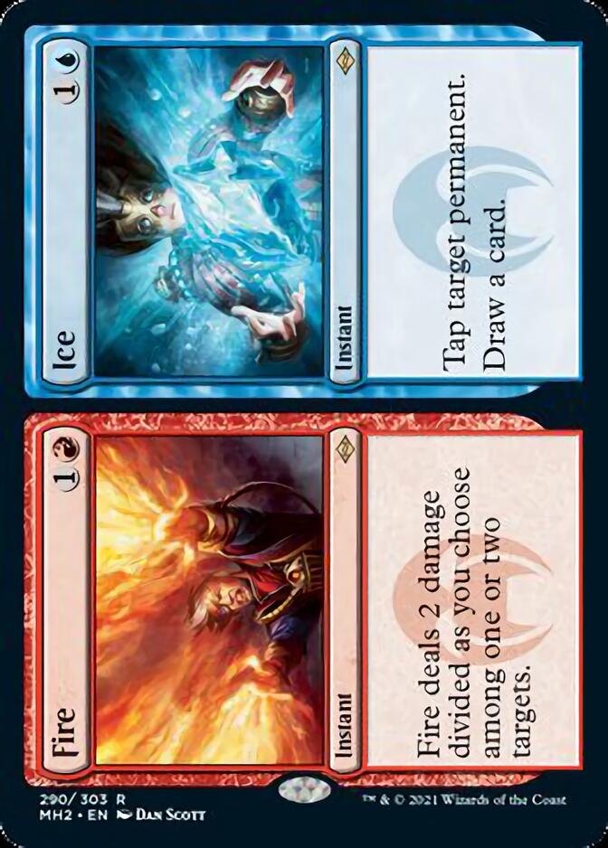 Fire // Ice (Foil Etched) [Modern Horizons 2] | Deep Dive Games St. Marys