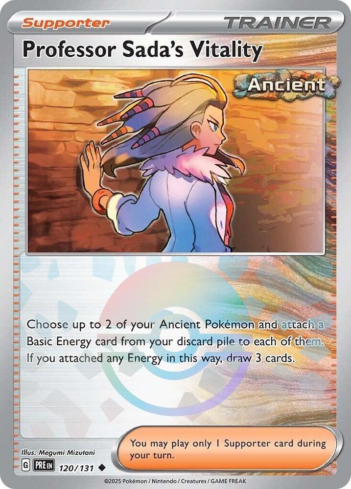 Professor Sada's Vitality (120/131) (Poke Ball Pattern) [Scarlet & Violet: Prismatic Evolutions] | Deep Dive Games St. Marys