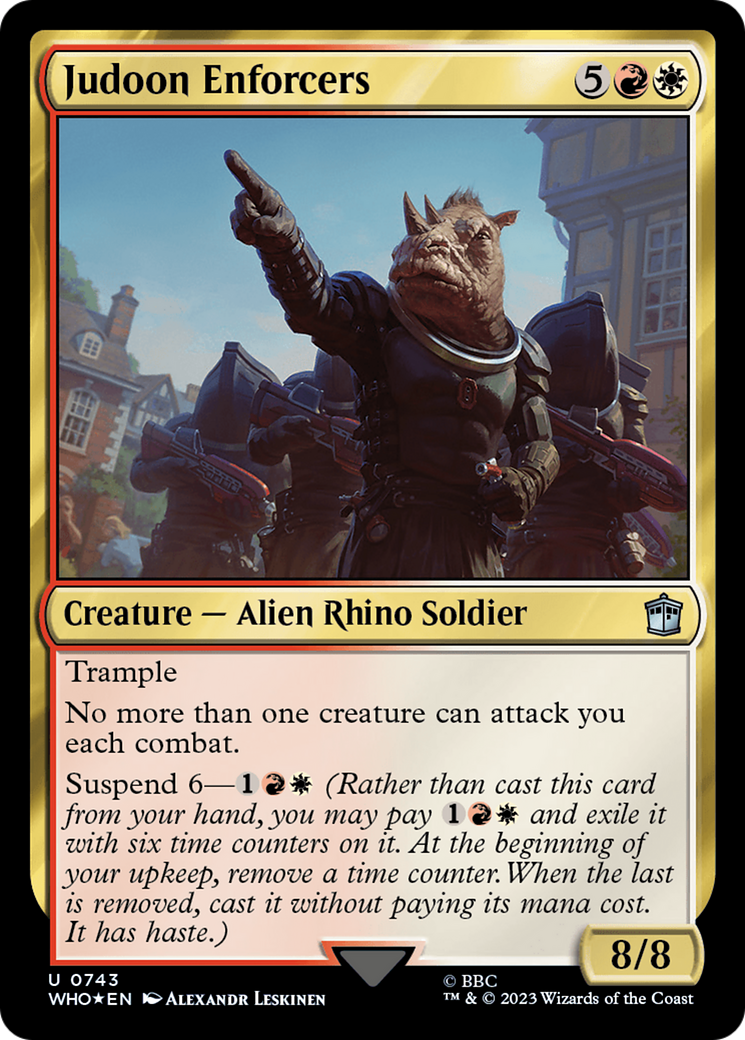 Judoon Enforcers (Surge Foil) [Doctor Who] | Deep Dive Games St. Marys