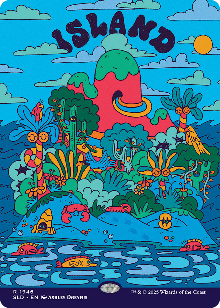 Island (1946) (Rainbow Foil) [Secret Lair Drop Series] | Deep Dive Games St. Marys
