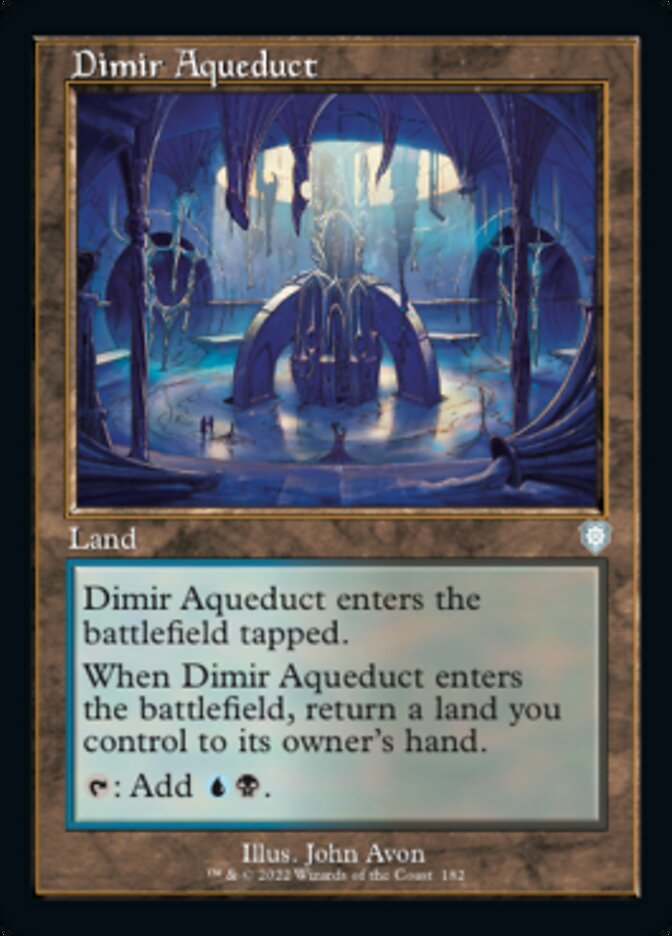 Dimir Aqueduct (Retro) [The Brothers' War Commander] | Deep Dive Games St. Marys